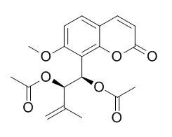 Murrangatin diacetate
