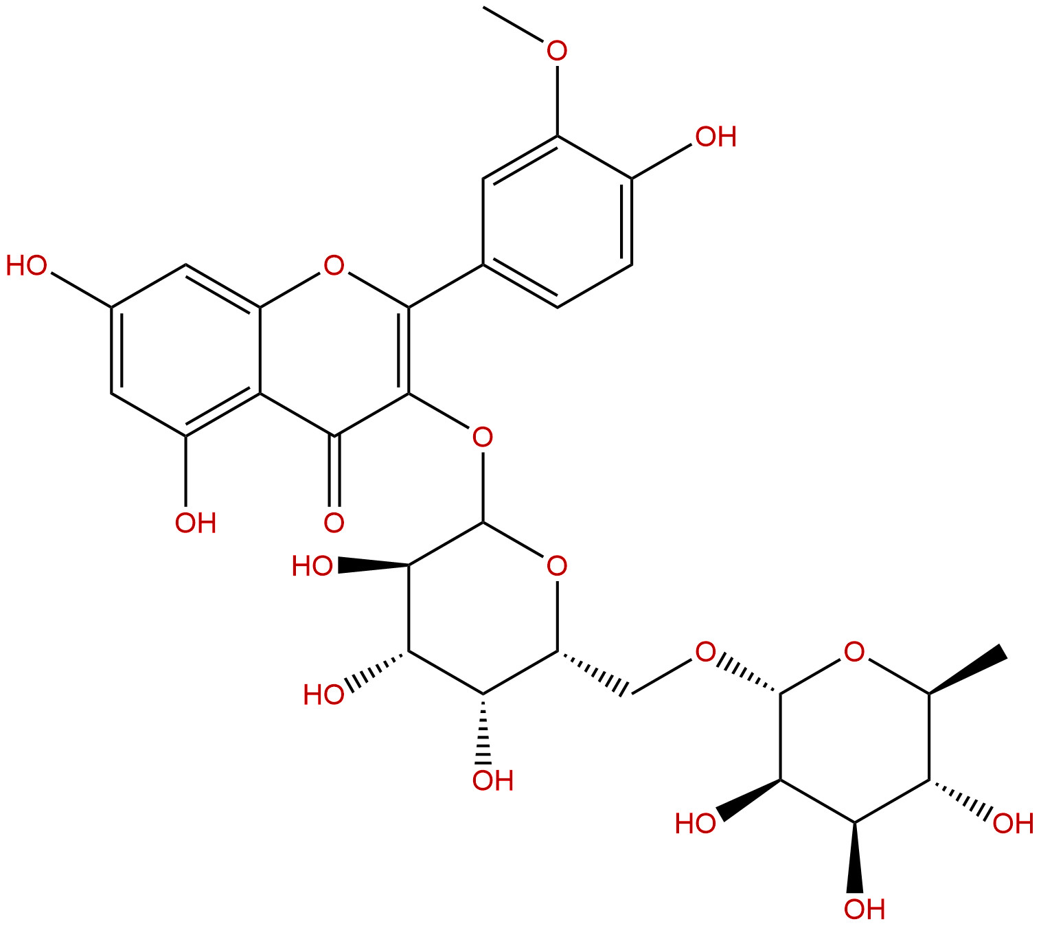 异鼠李素-3-O-刺槐二糖苷