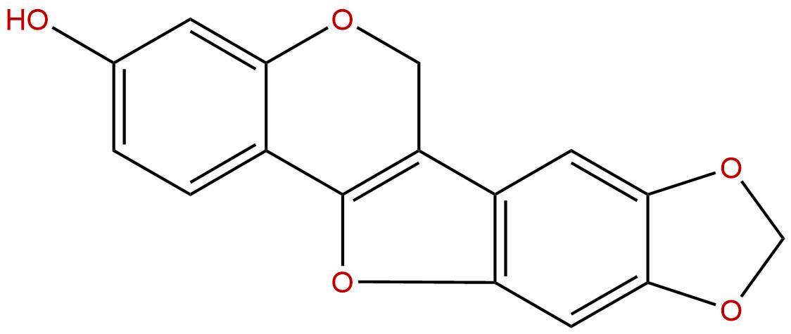 3-Hydroxy-8,9-methylenedioxypterocarpene