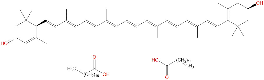 叶黄素棕榈酸-硬脂酸酯