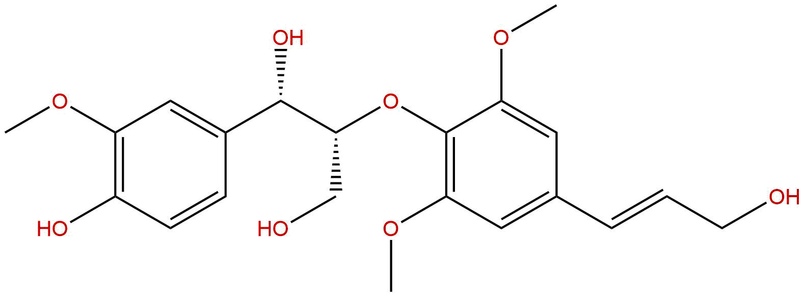 赤式愈创木酚基甘油-β-O-4'-芥子醇醚