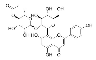 牡荆素 2''-O-(4'''-O-乙酰)鼠李糖苷